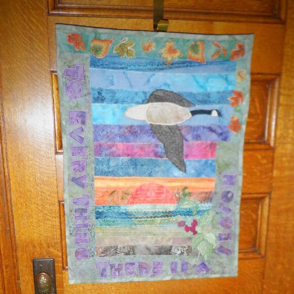 ~~~ WALL HANGING:  "To Everything There is a Season" ~~~ Meticulously  Created! - Picture 1 of 2